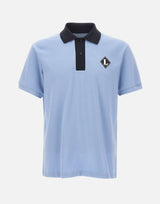 LACOSTE Polo classic fit con stemma Light Blue Uomo 