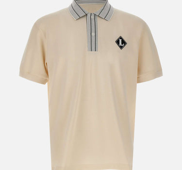 LACOSTE Polo classic fit con stemma BEIGE Uomo 