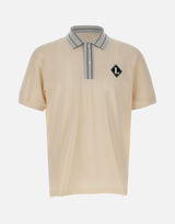 LACOSTE Polo classic fit con stemma BEIGE Uomo 