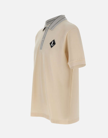 LACOSTE Polo classic fit con stemma BEIGE Uomo 