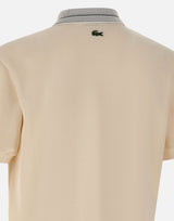 LACOSTE Polo classic fit con stemma BEIGE Uomo 