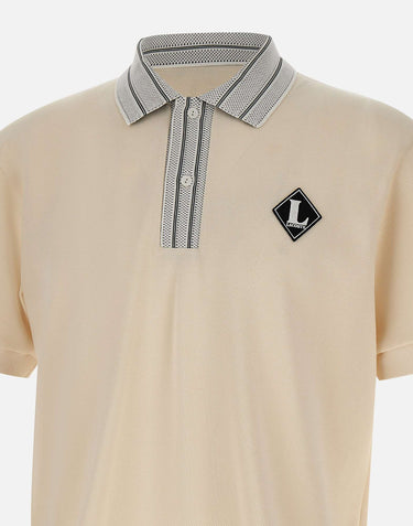 LACOSTE Polo classic fit con stemma BEIGE Uomo 