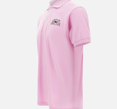 LACOSTE Polo classic fit con logo grafico Pink Uomo 
