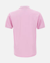 LACOSTE Polo classic fit con logo grafico Pink Uomo 