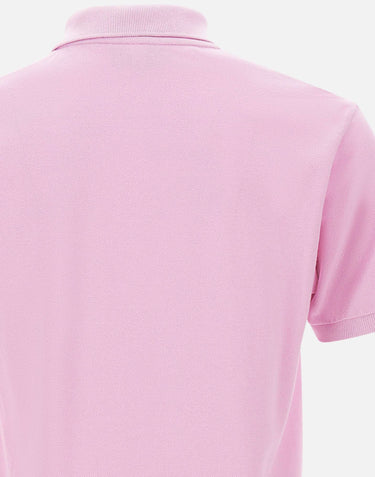 LACOSTE Polo classic fit con logo grafico Pink Uomo 