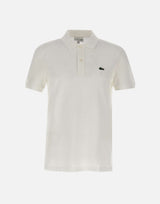 LACOSTE Polo in cotone WHITE Uomo 