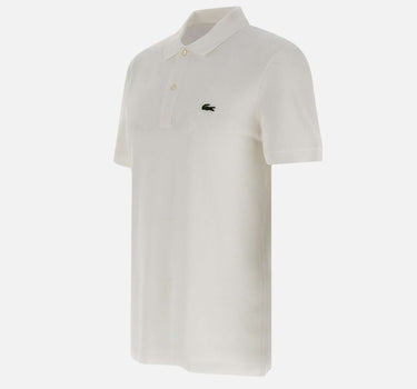 LACOSTE Polo in cotone WHITE Uomo 