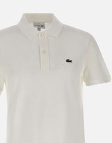 LACOSTE Polo in cotone WHITE Uomo 