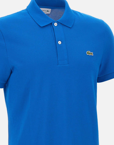 LACOSTE Polo in cotone BLUE Uomo 