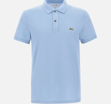 LACOSTE Polo in cotone Light Blue Uomo 