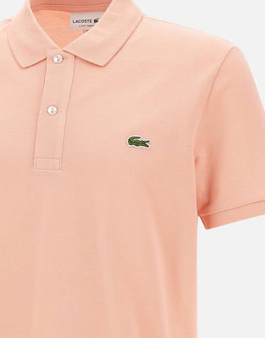 LACOSTE Polo in cotone Pink Uomo 