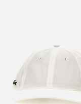 LACOSTE Cappello da baseball in twill di cotone WHITE Unisex 
