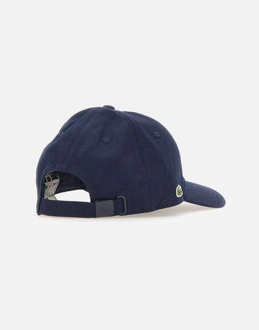 LACOSTE Cappello da baseball in twill di cotone BLUE Unisex 