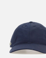 LACOSTE Cappello da baseball in twill di cotone BLUE Unisex 
