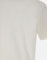LACOSTE T-shirt in cotone con taschino WHITE Uomo 