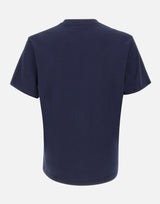 LACOSTE T-shirt in cotone con taschino BLUE Uomo 