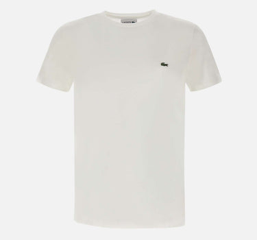 LACOSTE T-shirt in cotone pima WHITE Uomo 