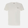 LACOSTE T-shirt in cotone pima WHITE Uomo 