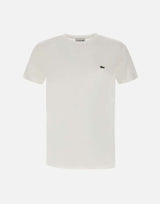 LACOSTE T-shirt in cotone pima WHITE Uomo 