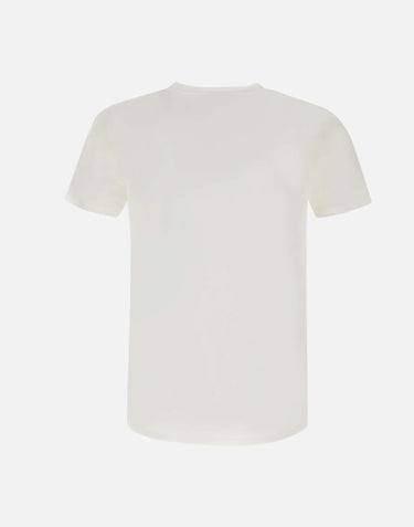 LACOSTE T-shirt in cotone pima WHITE Uomo 