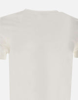 LACOSTE T-shirt in cotone pima WHITE Uomo 