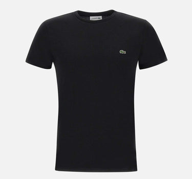 LACOSTE T-shirt  in cotone pima BLACK Uomo 