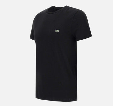 LACOSTE T-shirt  in cotone pima BLACK Uomo 