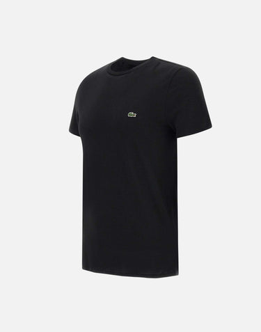 LACOSTE T-shirt  in cotone pima BLACK Uomo 