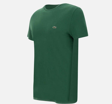 LACOSTE T-shirt in cotone pima GREEN Uomo 