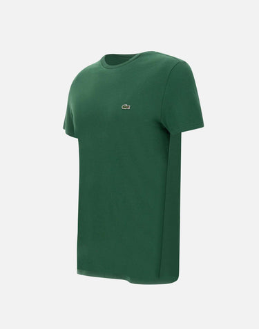 LACOSTE T-shirt in cotone pima GREEN Uomo 