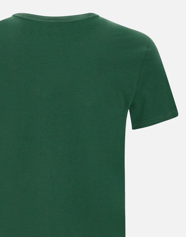 LACOSTE T-shirt in cotone pima GREEN Uomo 