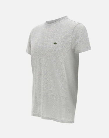 LACOSTE T-shirt in cotone Pima GREY Uomo 