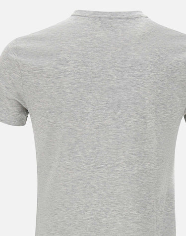 LACOSTE T-shirt in cotone Pima GREY Uomo 