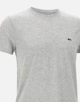 LACOSTE T-shirt in cotone Pima GREY Uomo 