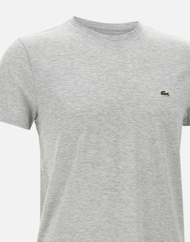 LACOSTE T-shirt in cotone Pima GREY Uomo 