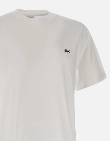 LACOSTE T-shirt in cotone WHITE Uomo 