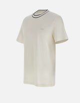LACOSTE T-shirt in cotone WHITE Uomo 