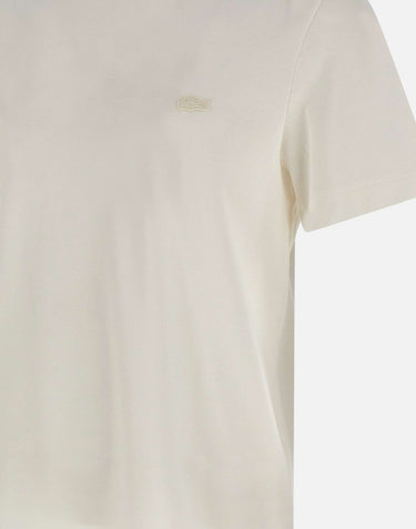 LACOSTE T-shirt in cotone WHITE Uomo 