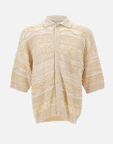 Camicia in maglia jacquard "Laneus" S5LAMAPO003 00231 LANEUS 