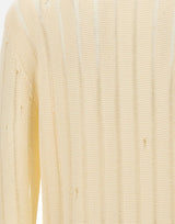 Cardigan in maglia destroyed S6LAMAKP042 015 LANEUS 