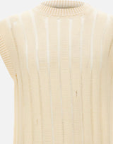 LANEUS Gilet destroyed WHITE Uomo 