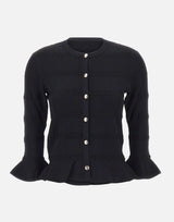 Cardigan in misto viscosa CA6103MS55N 22222 LIU-JO 