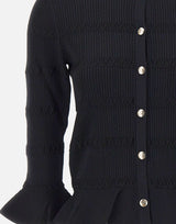 Cardigan in misto viscosa CA6103MS55N 22222 LIU-JO 
