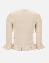 Cardigan in misto viscosa CA6103MS55N P9574 LIU-JO 