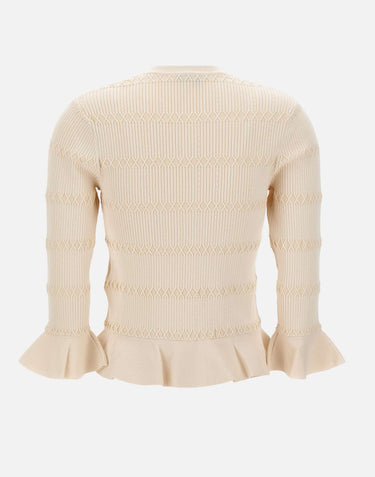 Cardigan in misto viscosa CA6103MS55N P9574 LIU-JO 