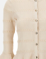 Cardigan in misto viscosa CA6103MS55N P9574 LIU-JO 