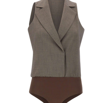 Gilet body in tessuto mélange CA6127T577A P9578 LIU-JO 