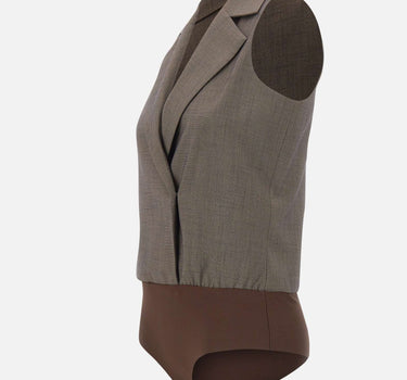 Gilet body in tessuto mélange CA6127T577A P9578 LIU-JO 