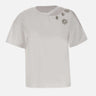 T-shirt con ricami gioiello CA6160JS088 11111 LIU-JO 