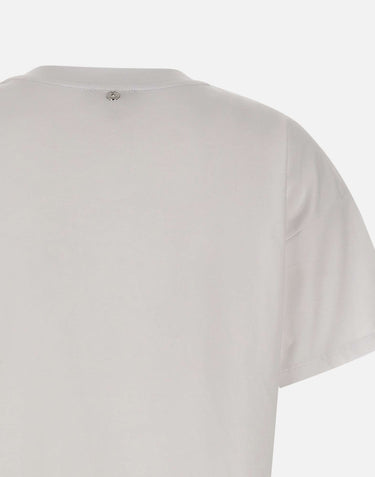 T-shirt con ricami gioiello CA6160JS088 11111 LIU-JO 